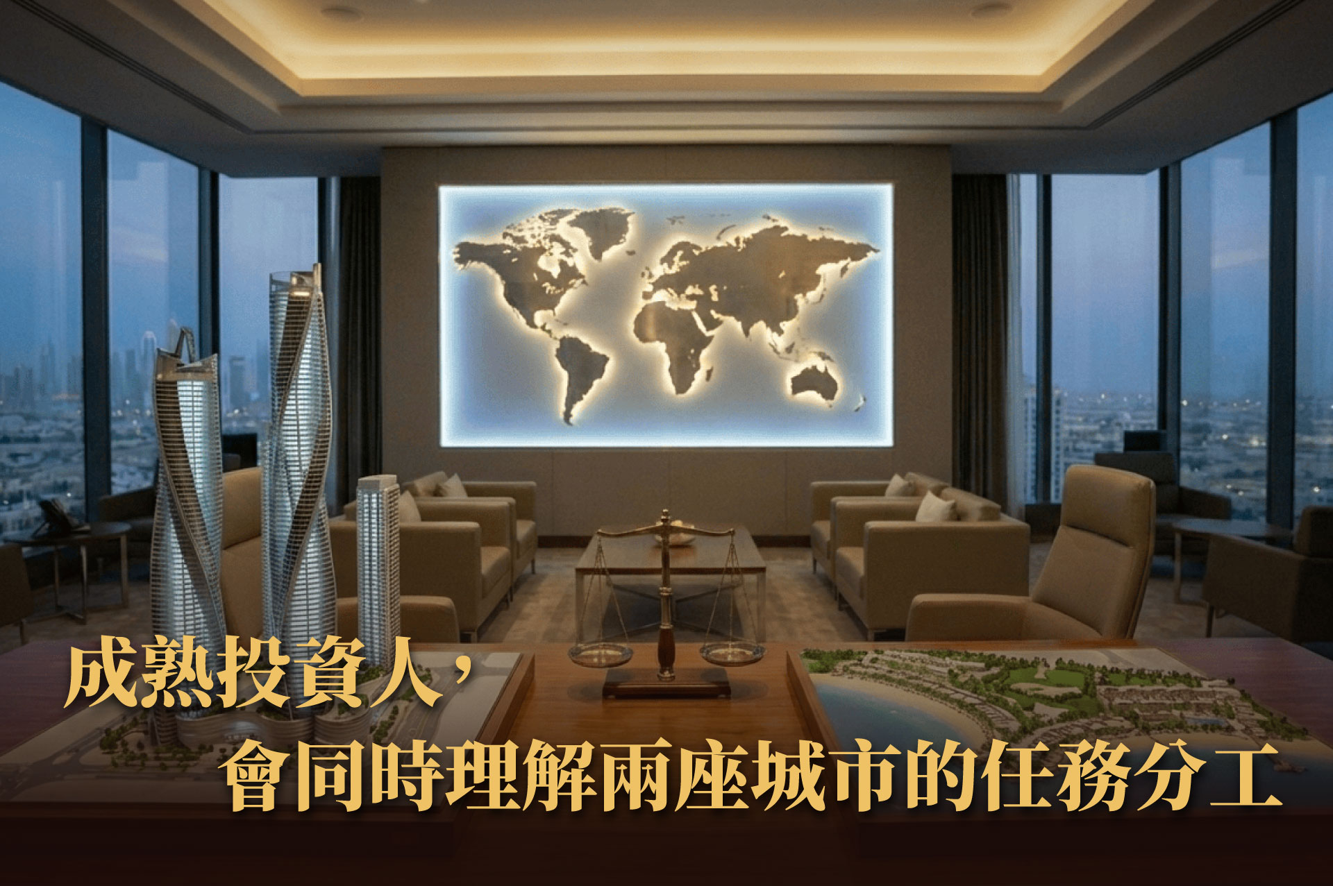 已研究杜拜的投資人，為什麼會把阿布達比納入下一步布局？