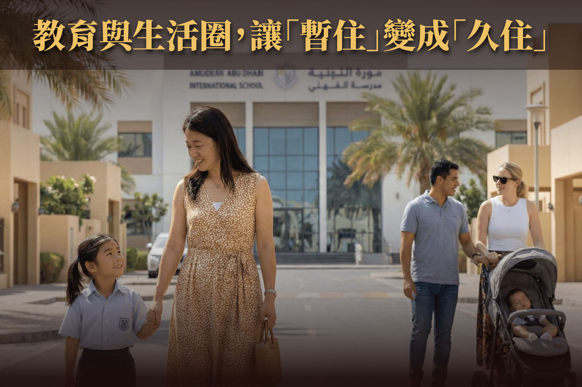 為什麼外籍家庭會選擇阿布達比長住？居住決策如何影響房市需求