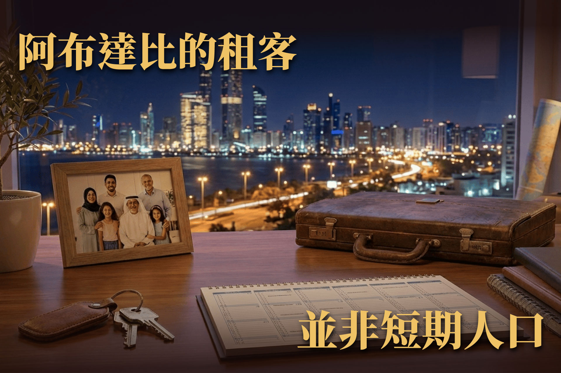 誰會在阿布達比租房？租客結構如何決定這座城市的房市穩定度