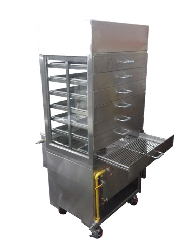 Drawer Type Display Steamer –7 Tier