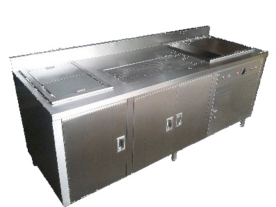Beverage Counter c/w Water Boiler Ice Bin
