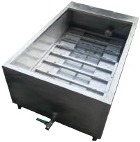 Gascontainer with heater for 6 unit gas tong