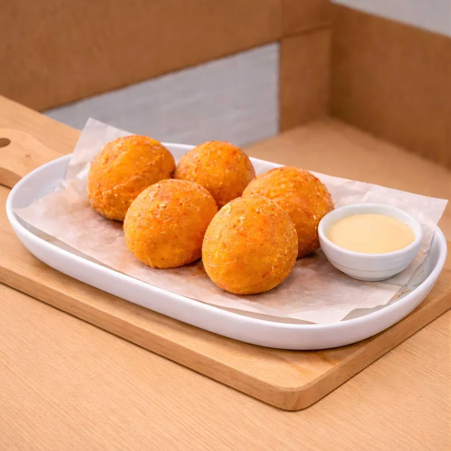 怀旧金瓜饼 Crispy Golden Pumpkin Ball (5pcs)