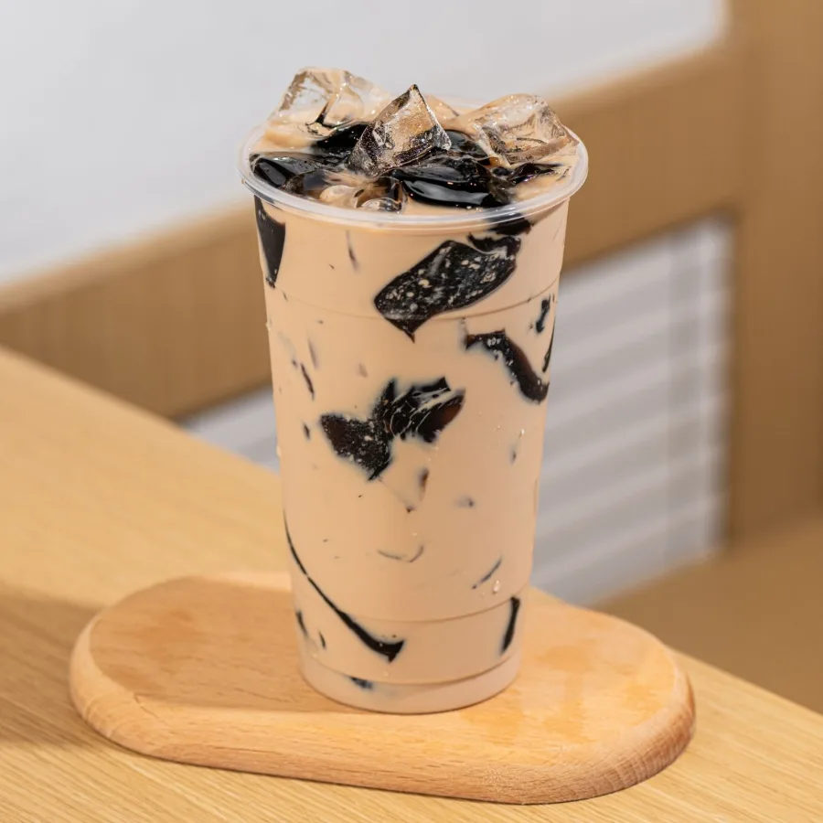 神仙奶茶 (冷) Herbal Jelly Milk Tea (Cold)