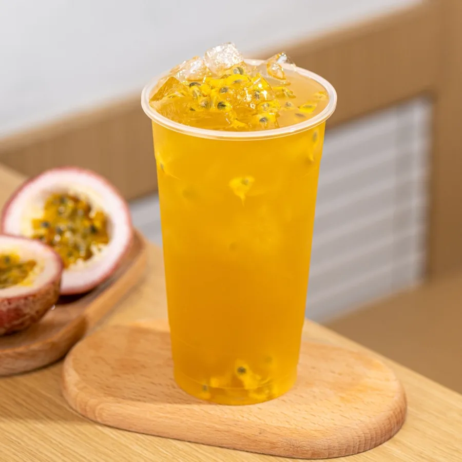 百香绿茶 (冷/热) Passion Fruit Green Tea (Cold/Hot)