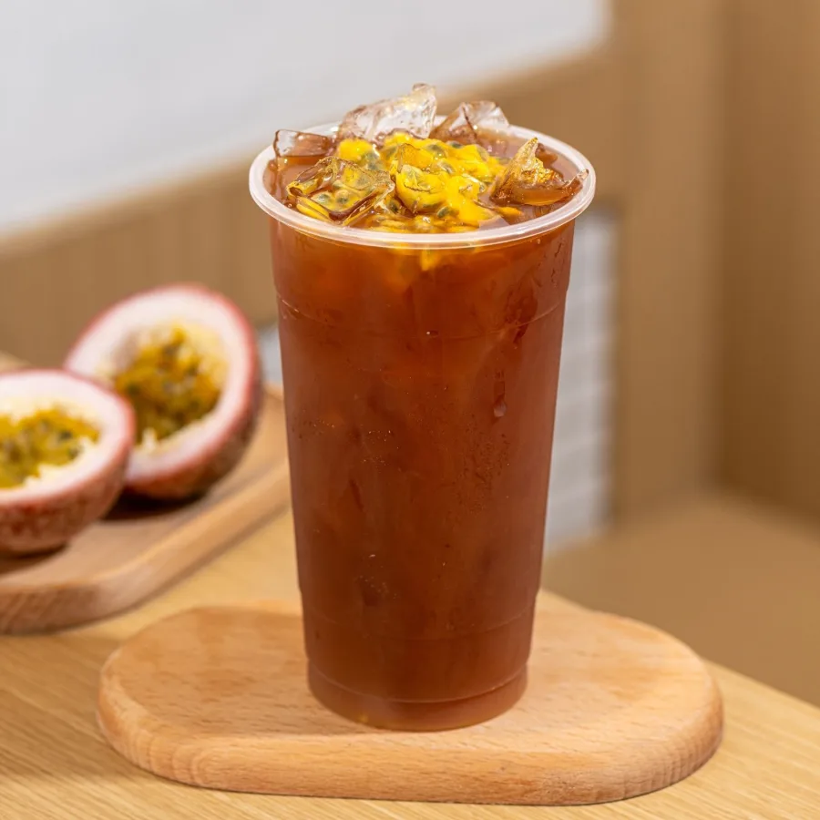 百香红茶 (冷/热) Passion Fruit Black Tea (Cold/Hot)