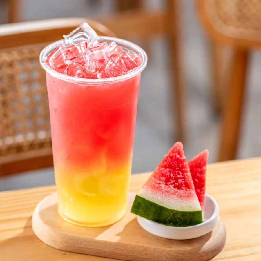 西瓜绿茶 (冷) Watermelon Green Tea (Cold)