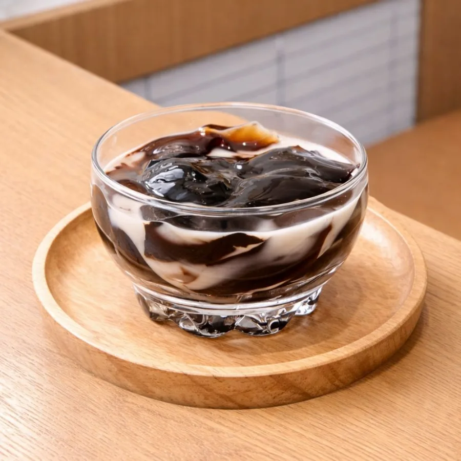 仙草奶冻 (冷) Grass Jelly Dessert (Cold)