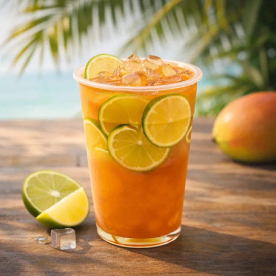 芒果青柠茶 Mango Lime-Crushed Tea