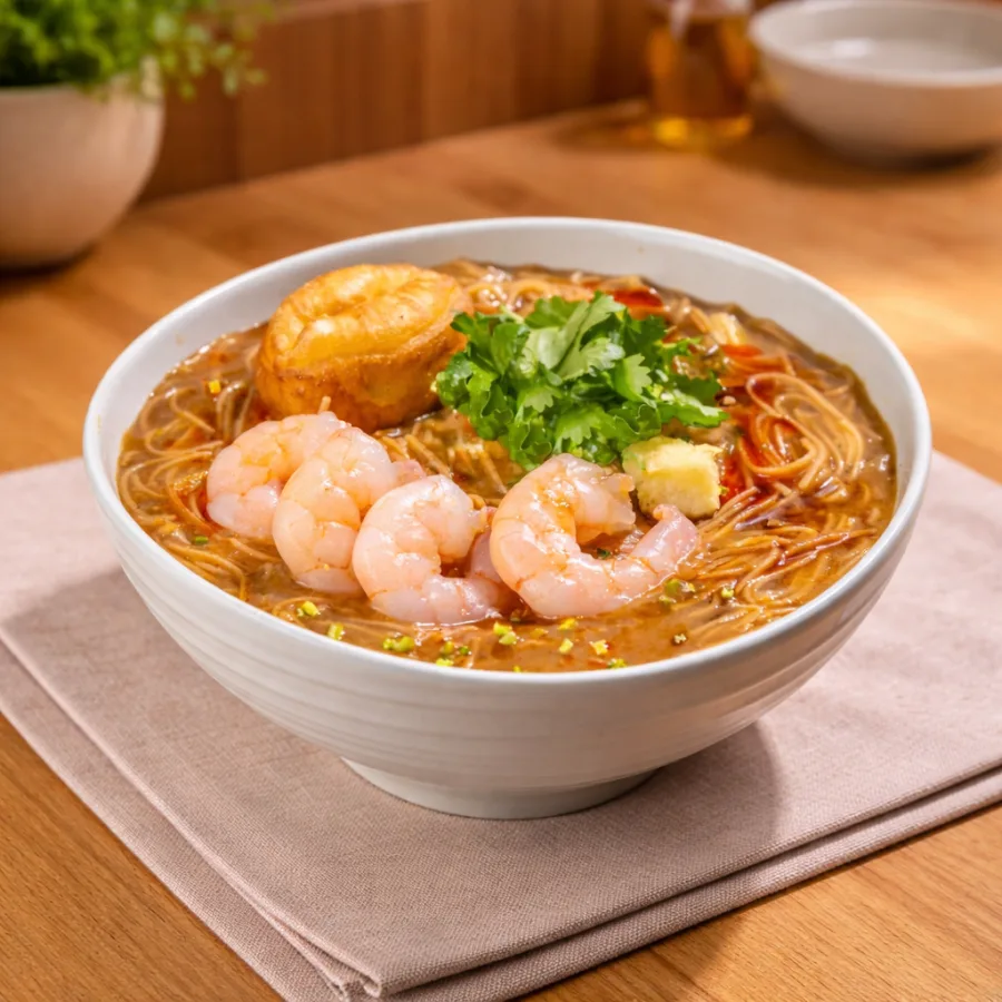虾仁面线 Shrimp Mee Sua