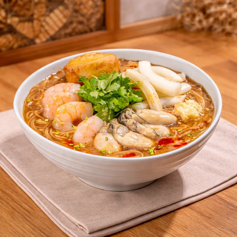 海鲜综合面线 Mixed Seafood Mee Sua