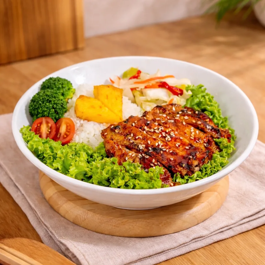 照烧鸡腿排饭 Teriyaki Drumstick Rice