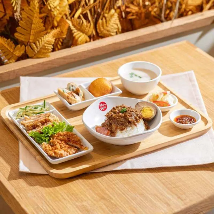 椒盐猪鸡双拼便当 Salted Pepper Combo Bento (Pork and Chicken)