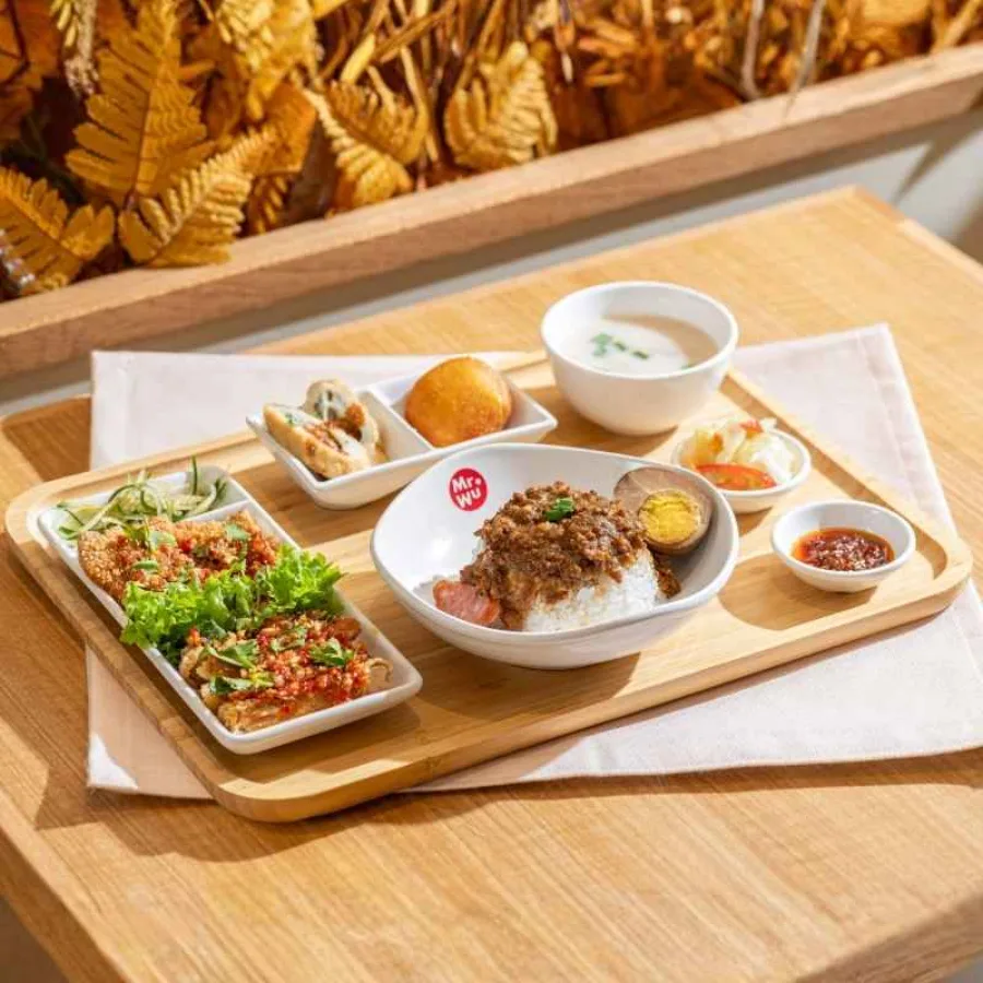 台式椒麻猪鸡双拼便当 Spicy and Sour Combo Bento (Pork and Chicken)