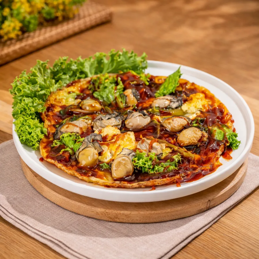 蚵仔煎 Taiwanese Oyster Pancake