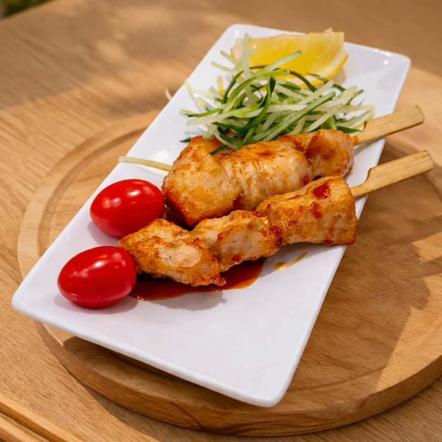 柠檬鸡腿烤串 Lemon Chicken Skewers (2 Skewers)
