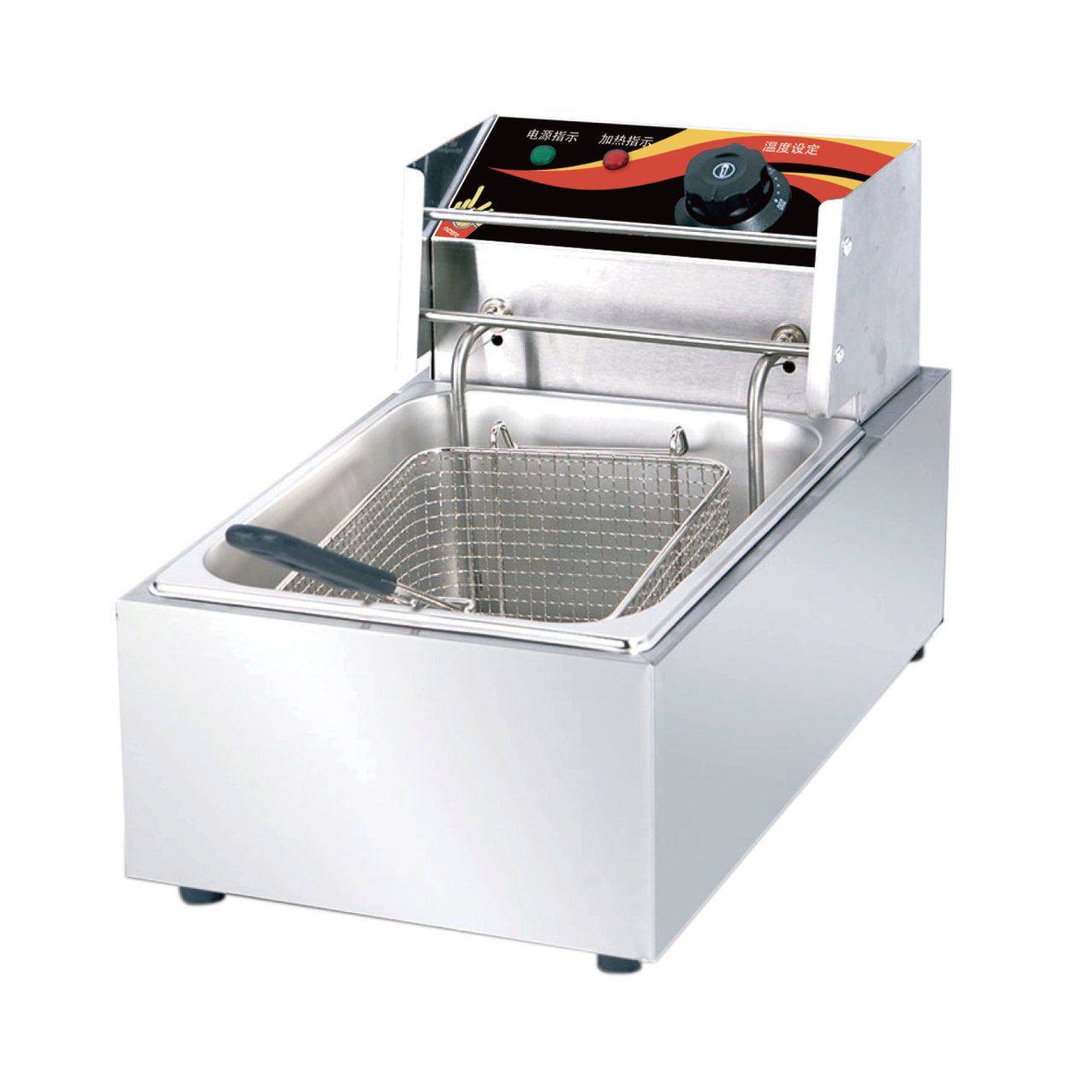 Counter Top 1-Tank 1-Basket Gas Fryer (18L)