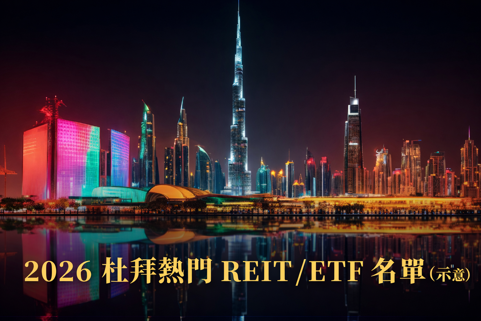 杜拜房地產 ETF 怎麼買？為什麼爆紅？2026 投資人必看懶人包