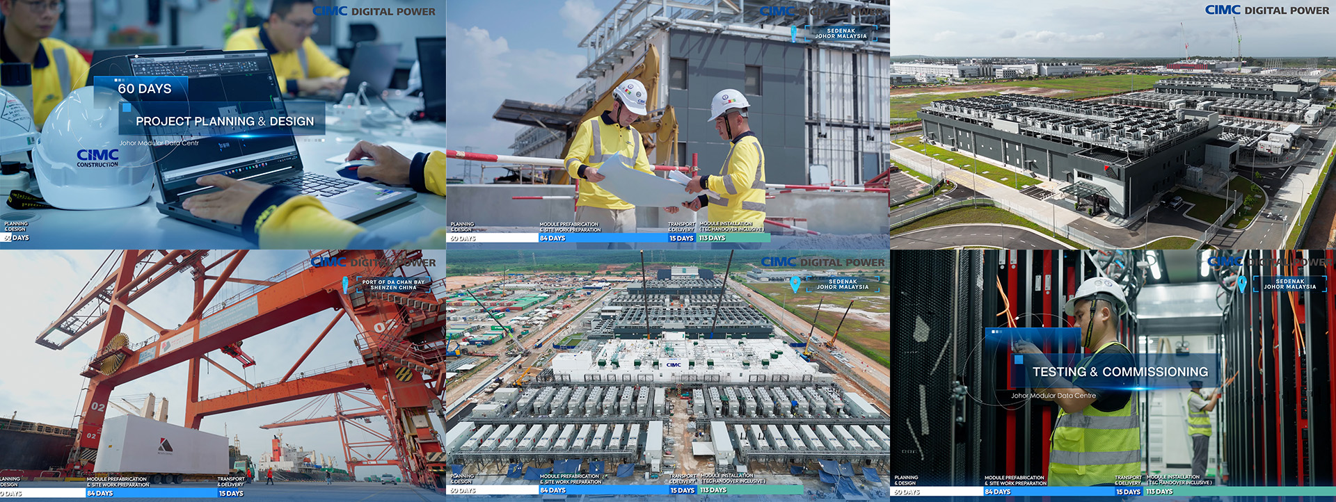 Case Study: Data Centre Construction Progress Video