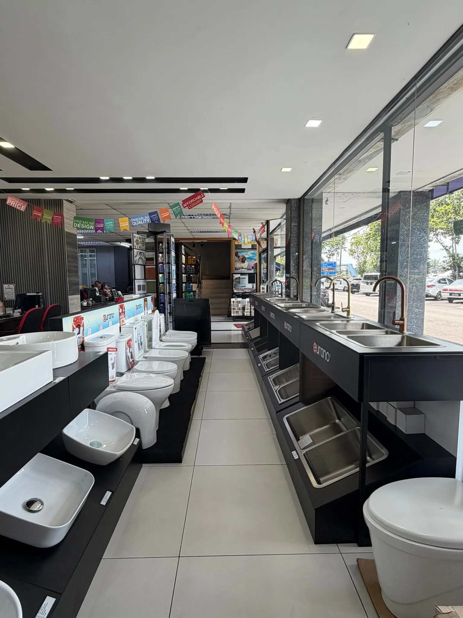 Ceramic and porcelain tiles