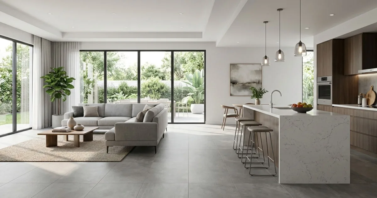 Floor Tiles by Room: A Guide to Living Areas, Kitchens, Bathrooms and Outdoor Spaces
