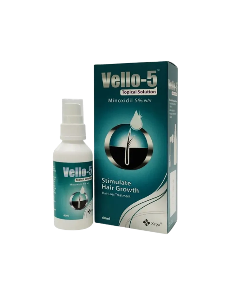 Vello-5 Topical Solution 5% w/v