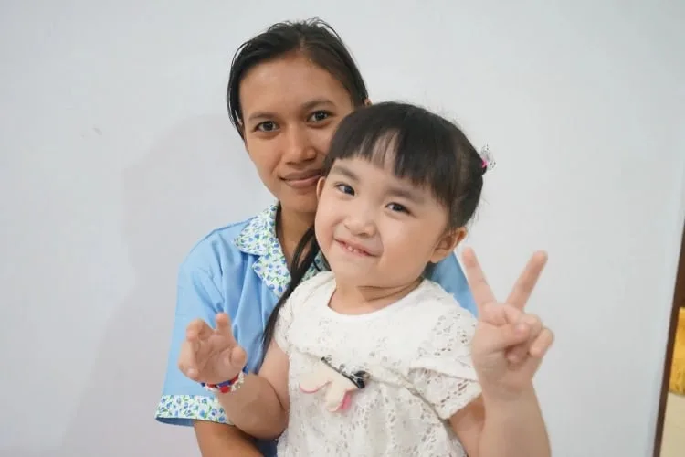 Domestic helper supporting a home