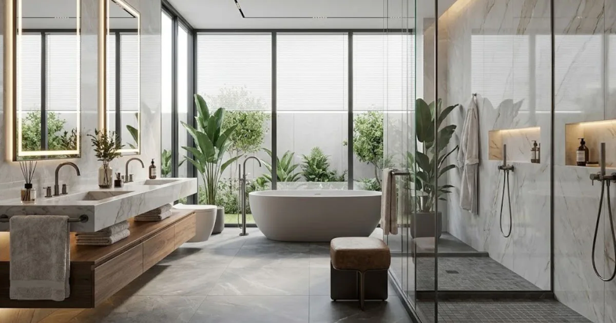 Matte vs Polished Tiles for Bathroom Floors: Why Finish Matters More Than Material